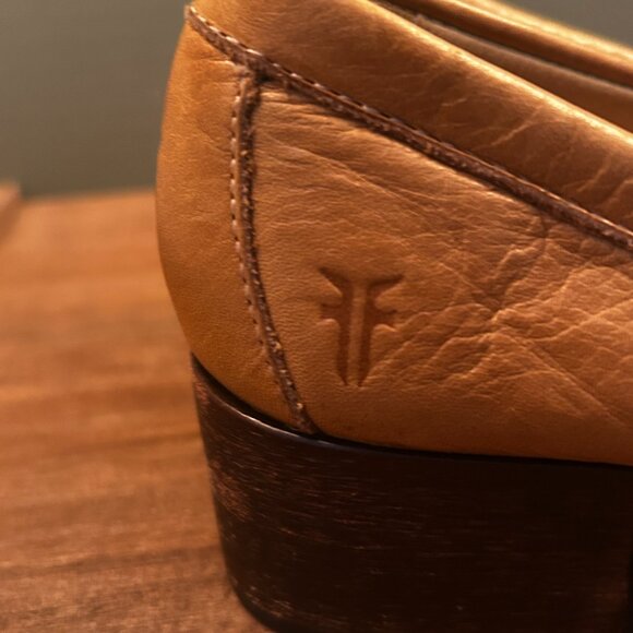 Frye Womens Douglas Penny Leather Loafers Shoes Brown 8008906 Size 7B - Picture 9 of 12